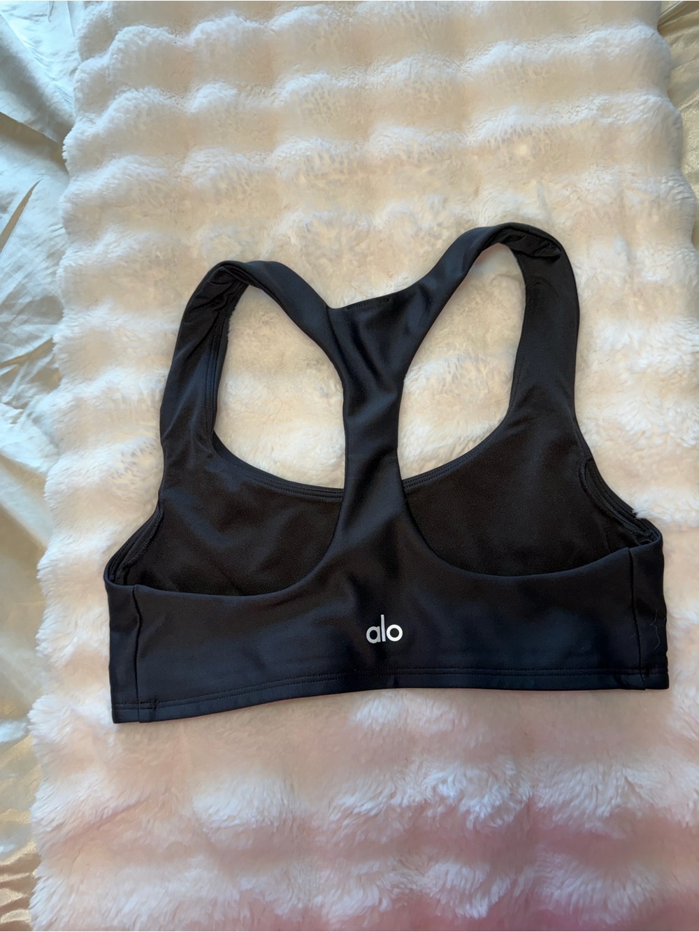 ALO Yoga Black Racerback AirLift Sports Bra